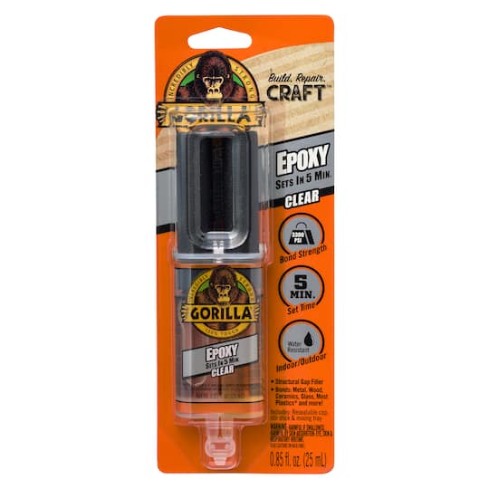 12 Pack: Gorilla® Epoxy Syringe